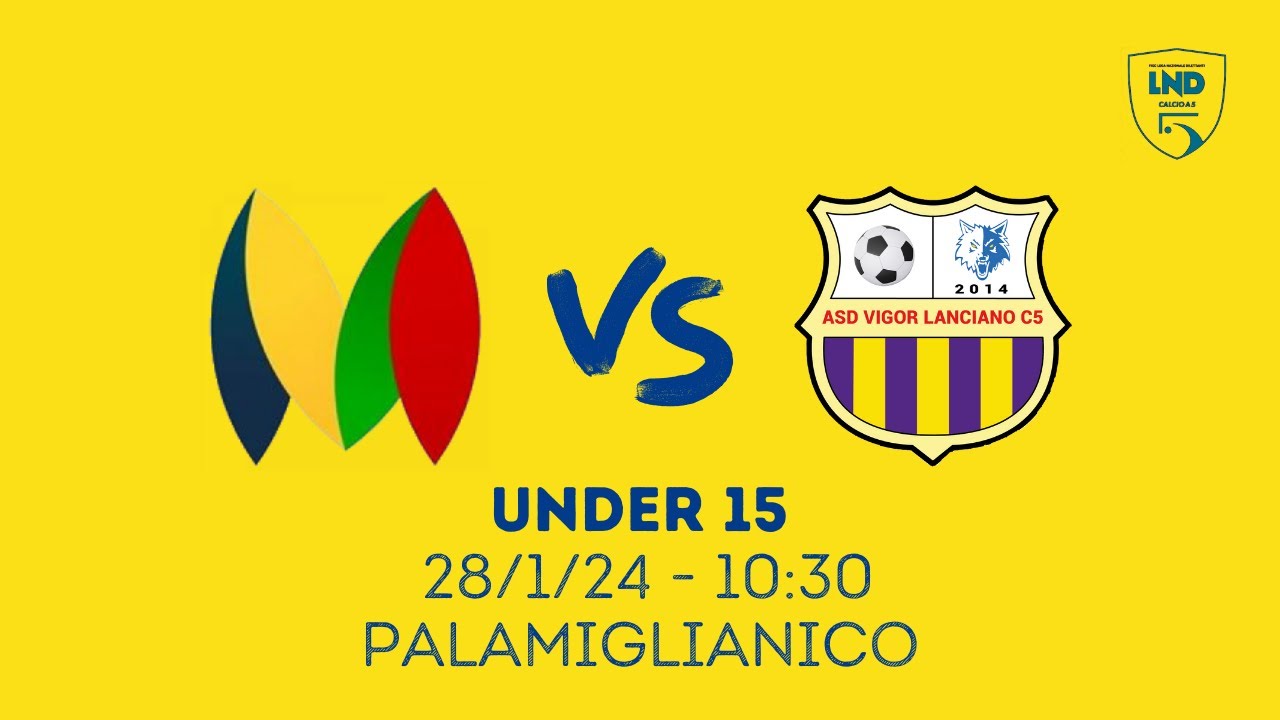 U15 | Miglianisport - Vigor Lanciano 2-2 (Gol & Highlights) | 10ª Giornata 2023/2024