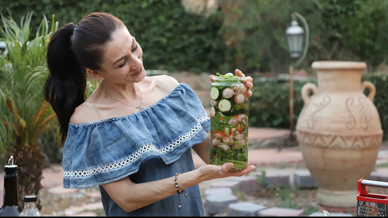 Սունկի Մարինադ - How to Marinate Mushrooms - Heghineh Cooking Show in Armenian