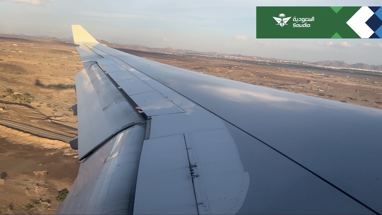 Saudia A330-343R |الخطوط السعودية من الرياض إلى المدينة