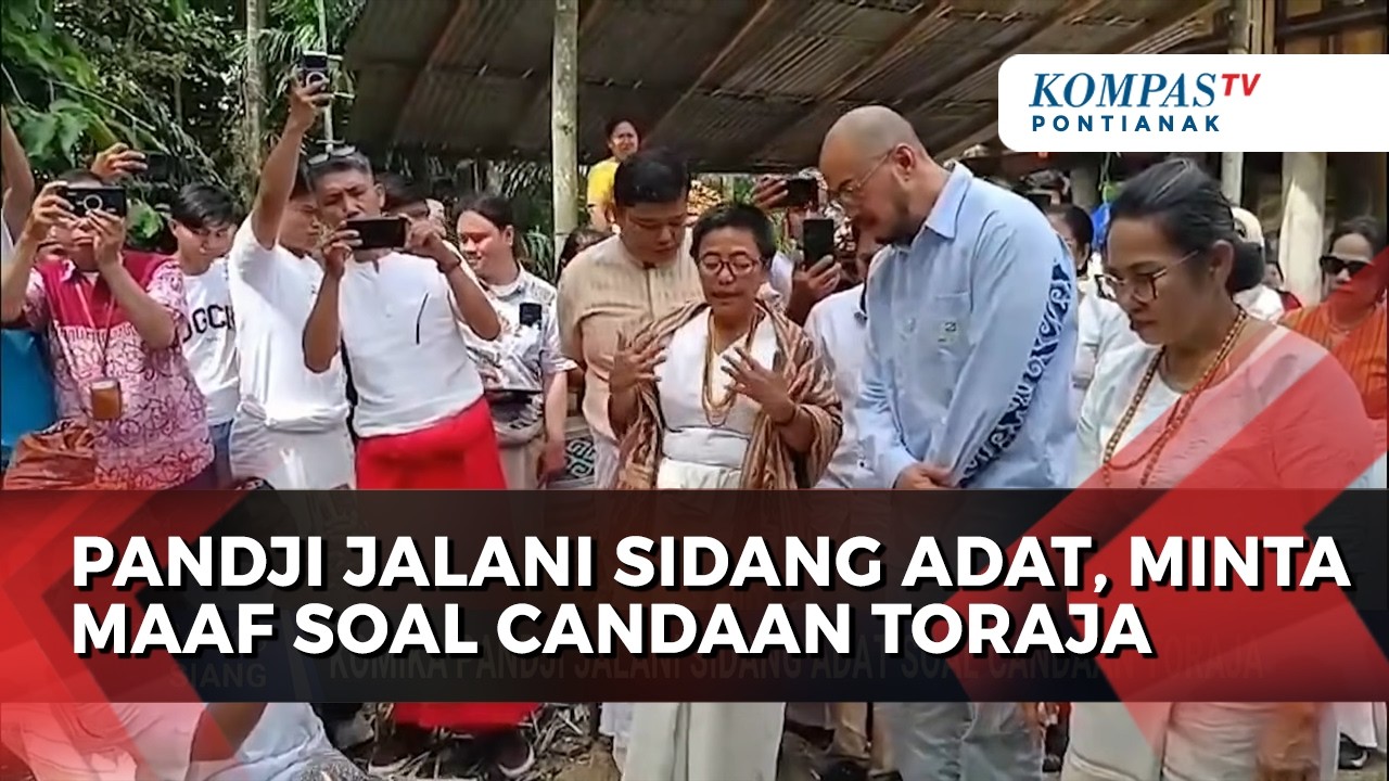 Komika Pandji Menjalani Sidang Adat, Minta Maaf Candaan Soal Toraja