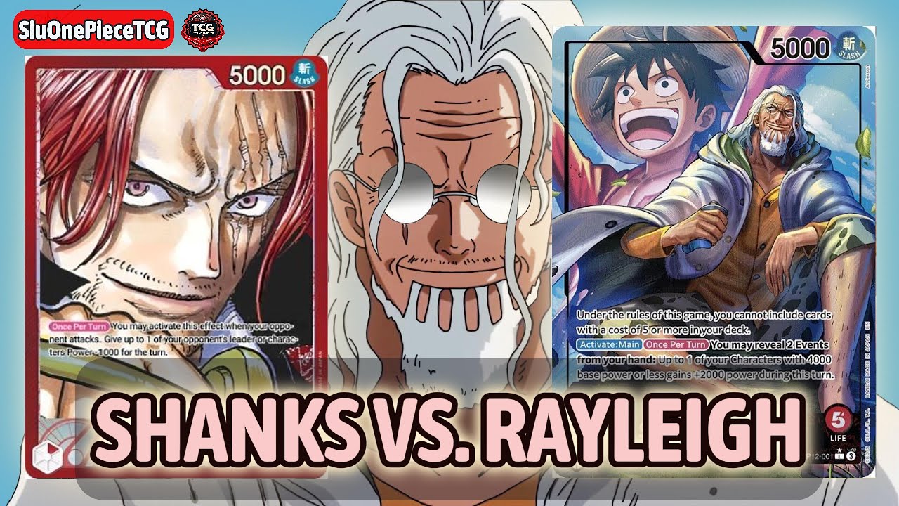 OP12 🔴 Shanks VS. 🔴 Rayleigh 🎮 GAMEPLAY