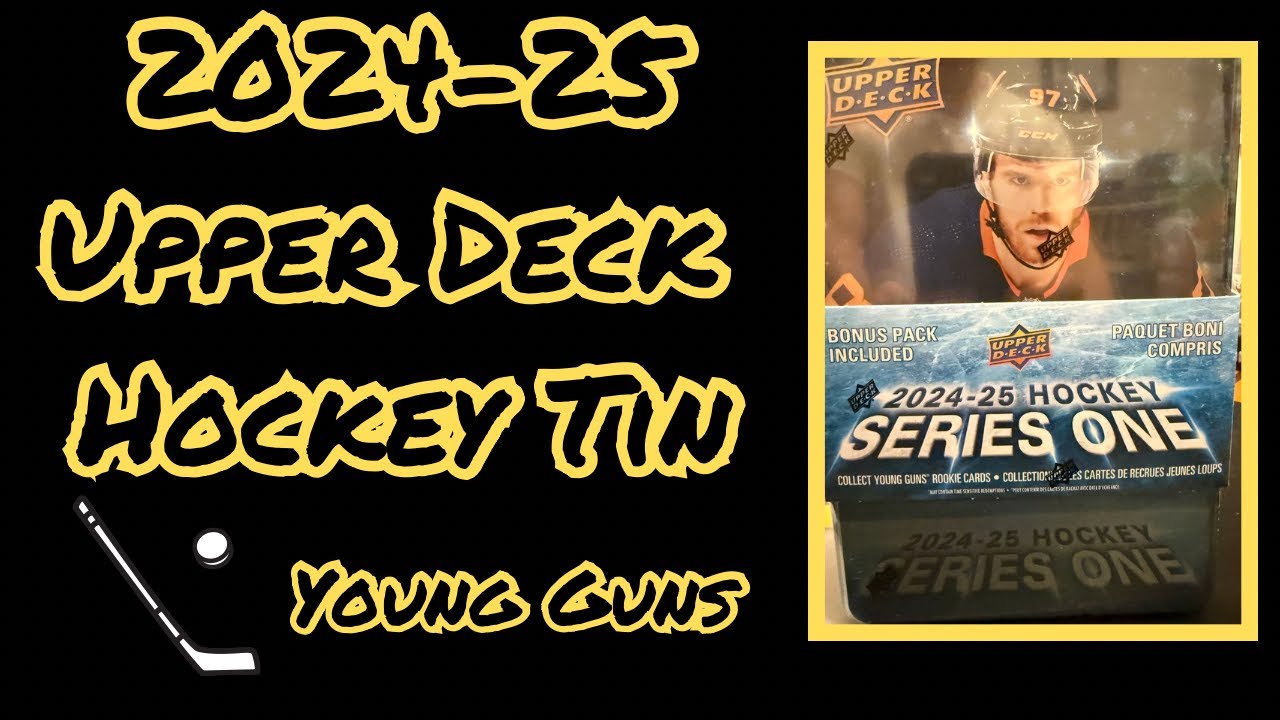 🏒🥅 Our 1st Upper Deck Hockey Tin! 2024-25 Upper Deck Hockey Tin