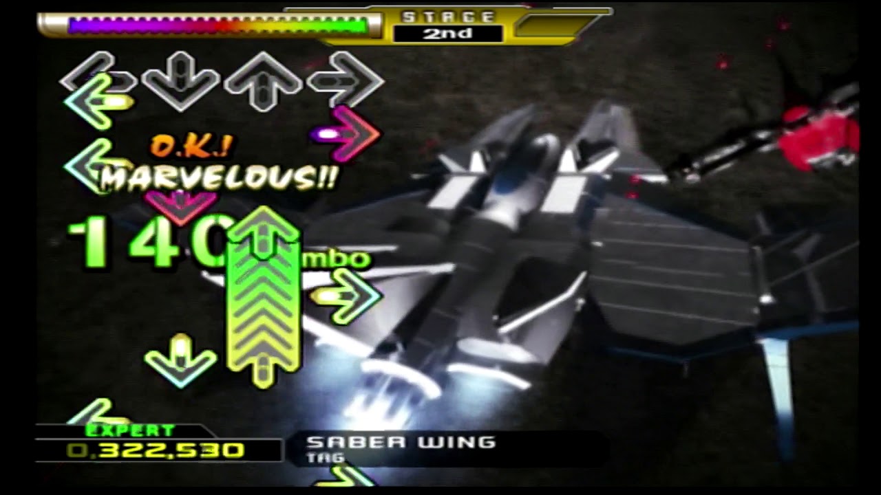 Dance Dance Revolution X- Saber Wing
