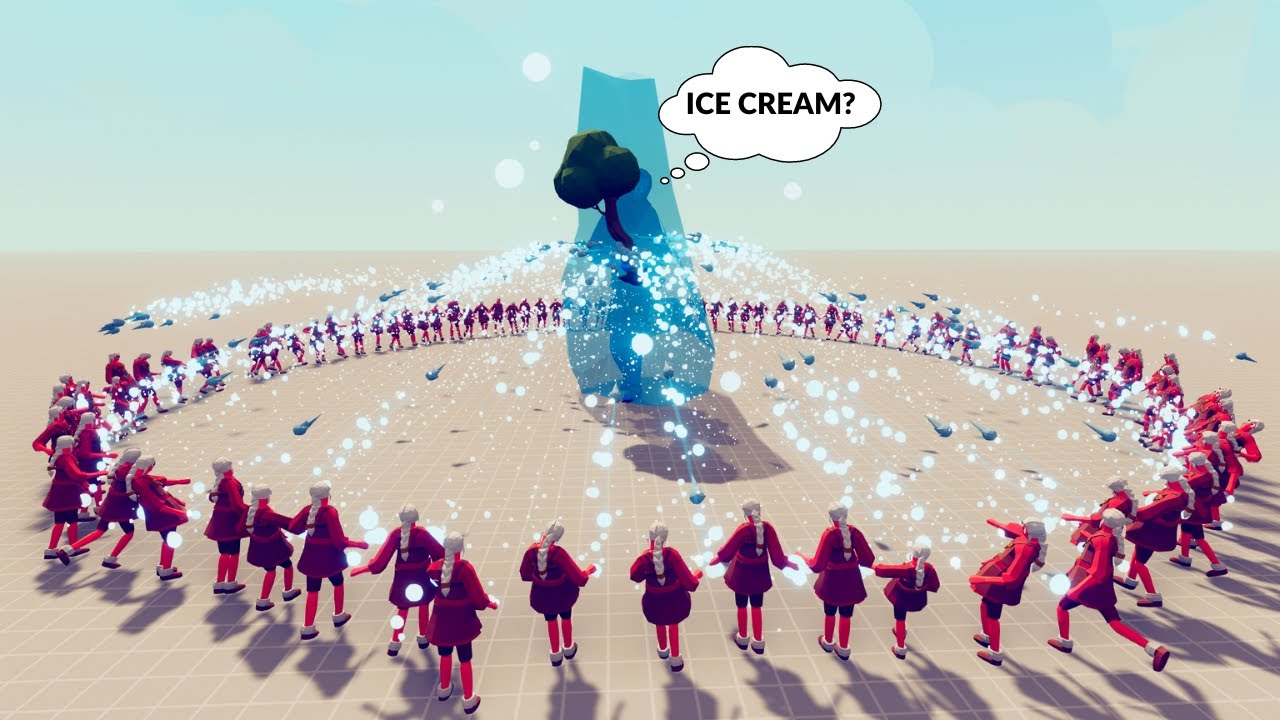 100 ICE MAGES ❄️❄️❄️ | TABS - Totally Accurate Battle Simulator