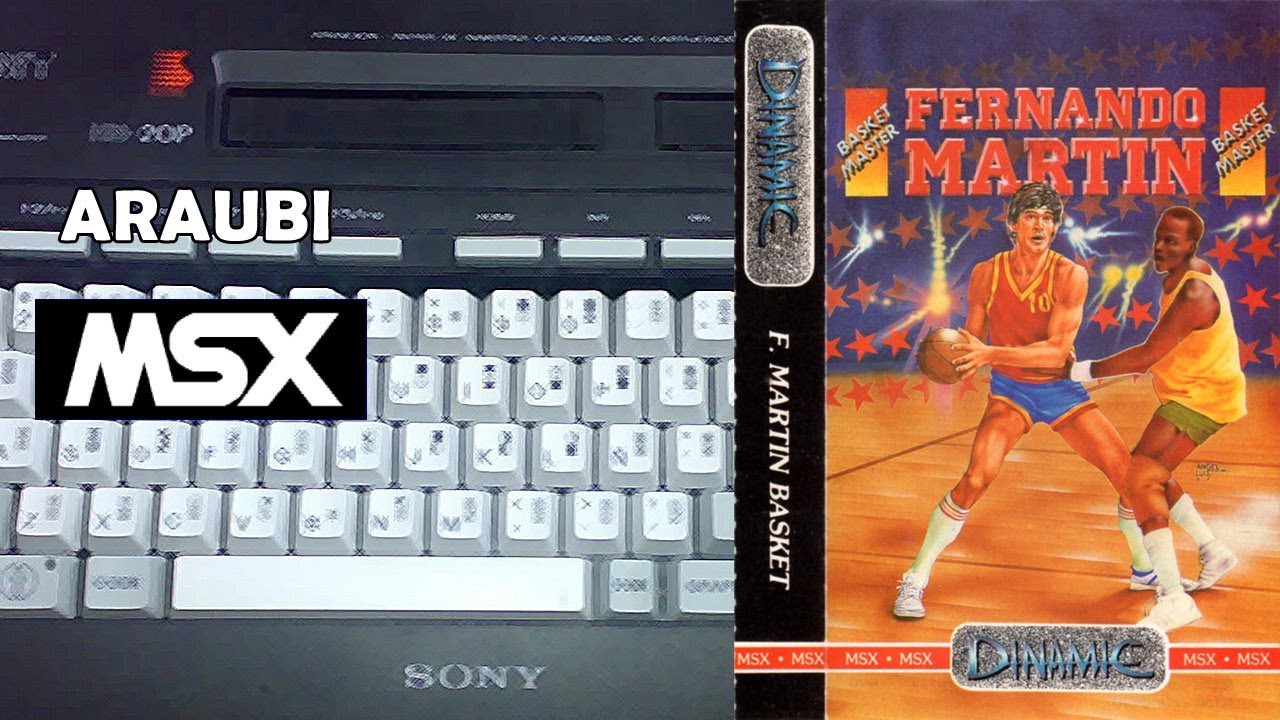 Fernando Martin Basket Master (Dinamic, 1987) MSX [127] El Kiosko