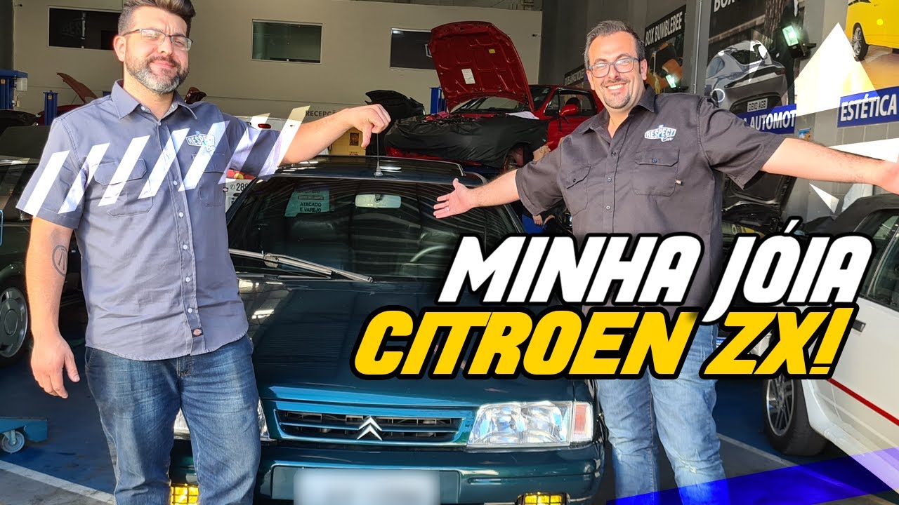 LASANHA DA CASA!!😱💣 CONHEÇAM MEU CITROEN ZX COUPÉ!! FRANCÊS 2.0 16v DE 155cv!!