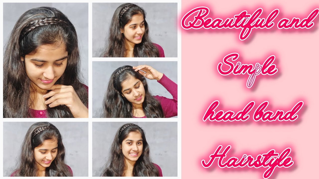 Beautiful head band hairstyle | head band hairstyle for girl...