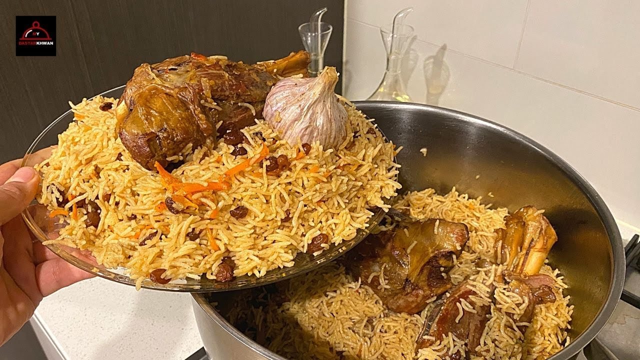 Afghanistan Lamb Shanks Kabuli Pulao