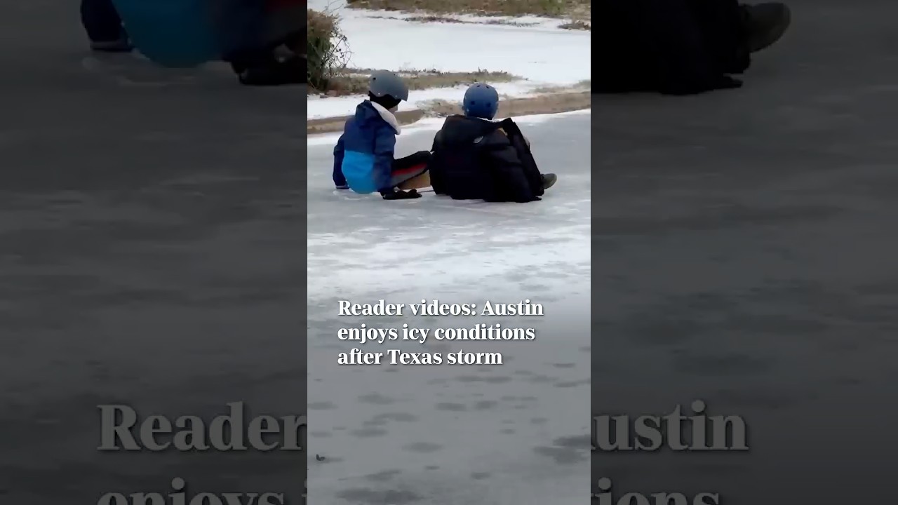 Austin readers show a rare, ice-covered Central Texas during the winter storm