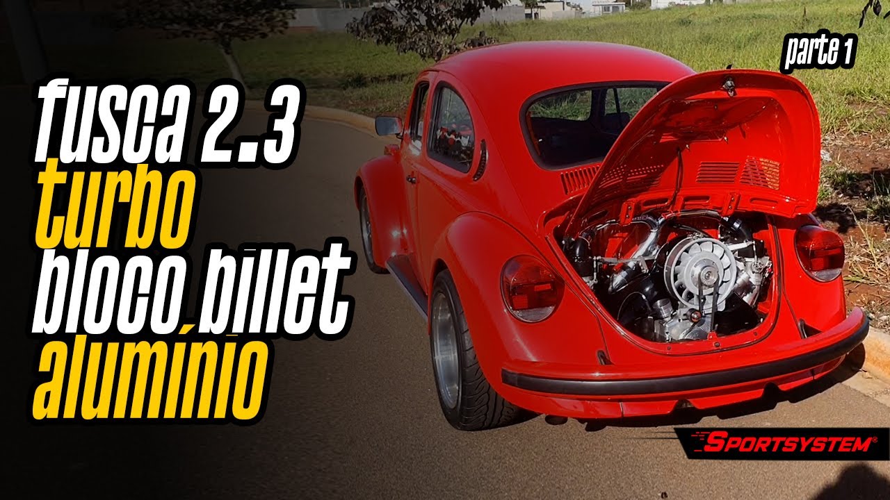FUSCA 2.3 TURBO BLOCO BILLET EM ALUMÍNIO PETY FUSER RACING