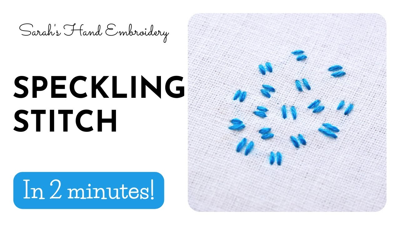 How to do Speckling Stitch