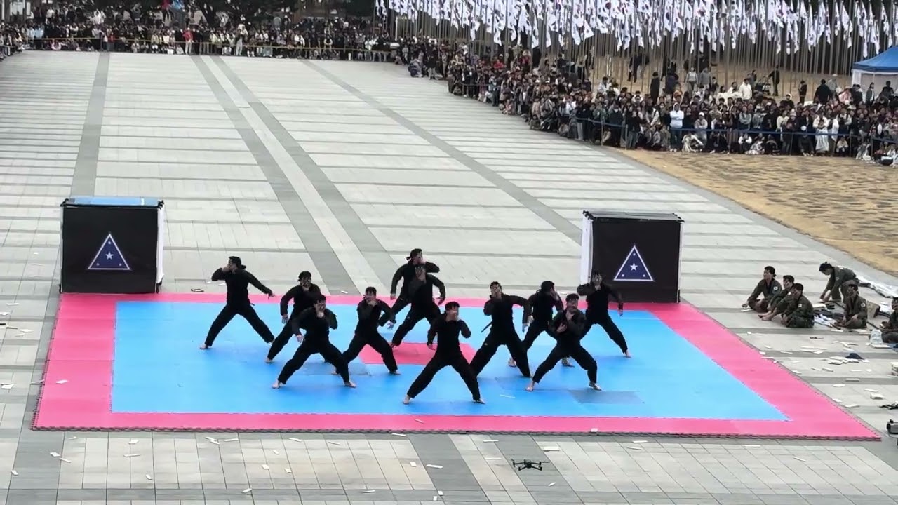 ￼[직캠 무편집] 대한민국 육군 태권도 시범 ( 독립기념관 삼일절 행사)