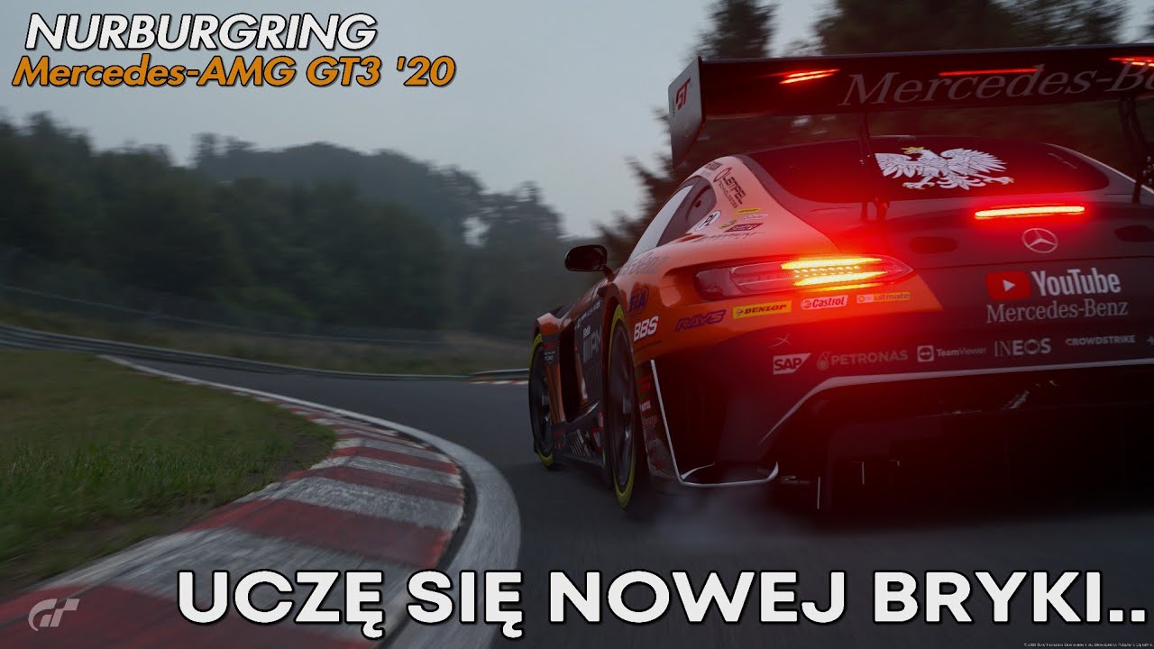 GT7 PL 🇵🇱 | Nurburgring Nordschleife - Mercedes AMG GT3 '20 - nauka jazdy bryką 801hp | Prorok GT 