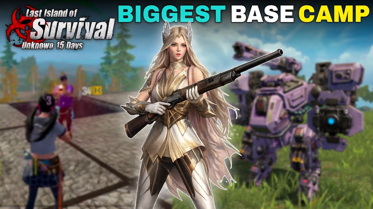 THE BIGGEST BASE CAMPING EVER | LAST ISLAND OF SURVIVAL HINDI GAMEPLAY #lios 
