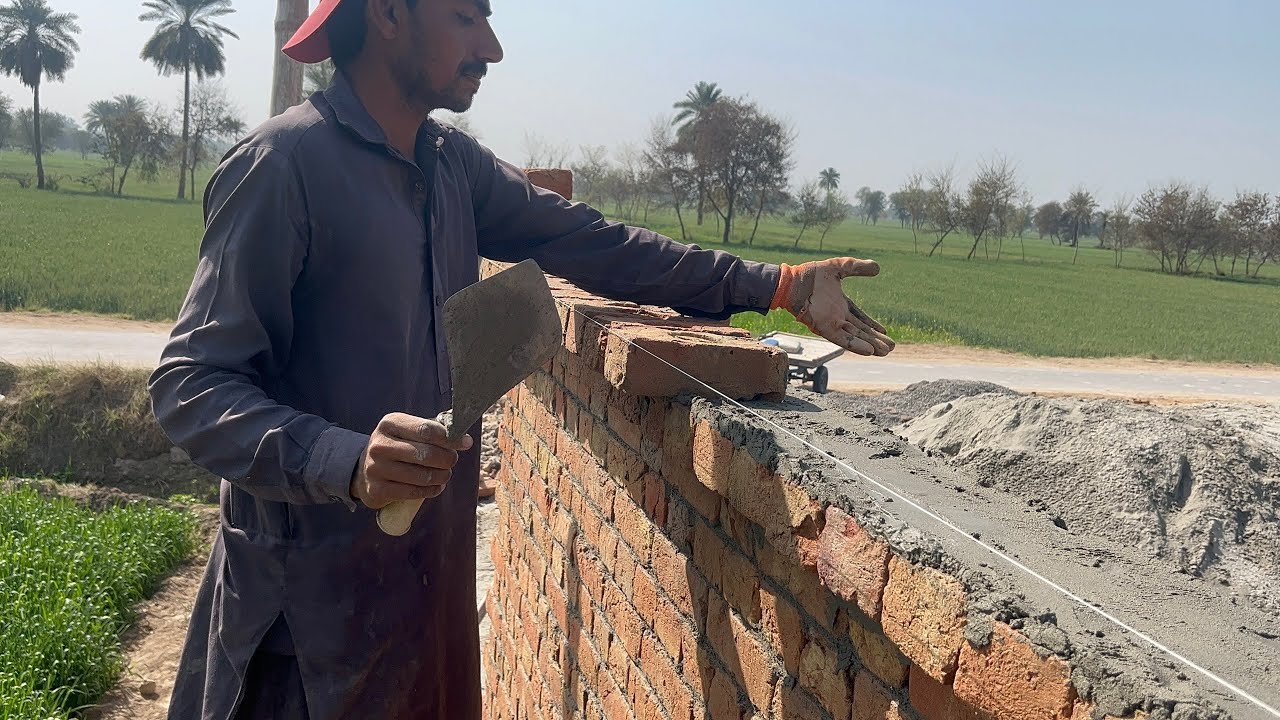 Amazing Brick Masonry & Osari Work | Expert Construction Skills in Pakistan 🧱