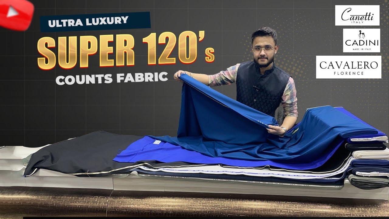 Super Luxurious 120’s Counts Suiting Fabric | Canetti Italy, Cadini & Cavalero | Unbelievable Price 