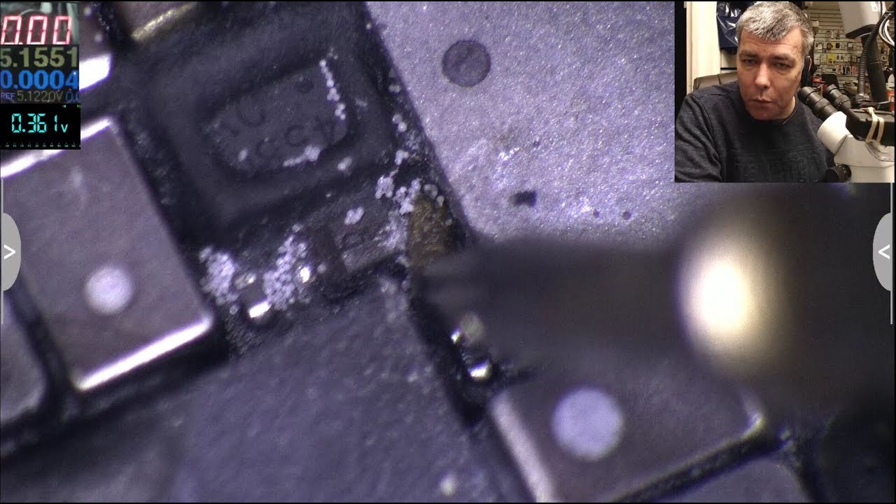 Iphone no power, not charging - burning schottky diode