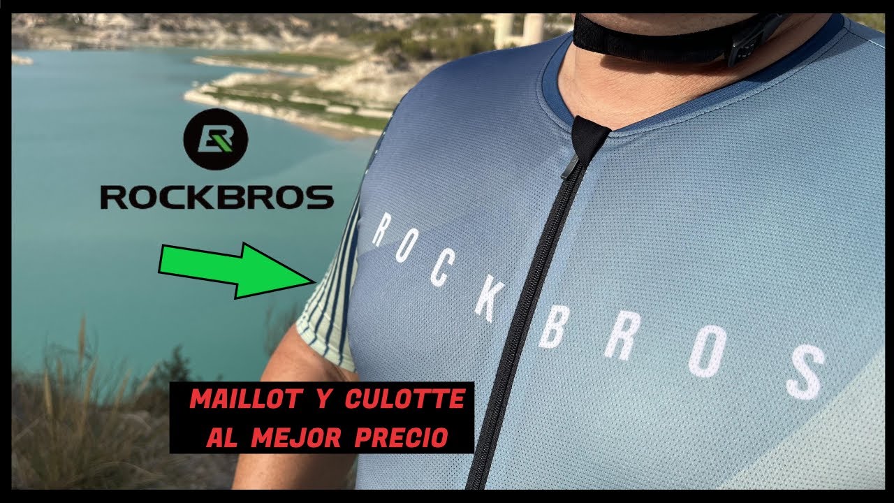 ROCKBROS, CONJUNTO MAILLOT y CULOTTE CICLISMO HOMBRE @rockbros_europe