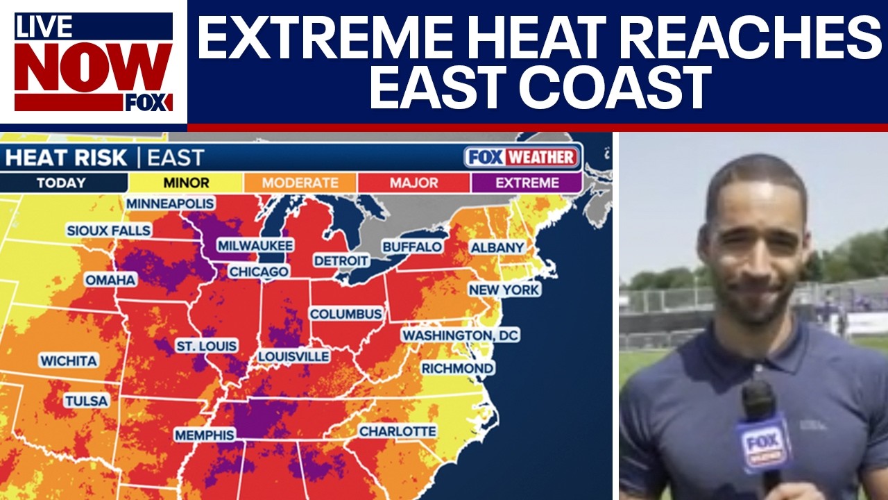 'Extreme' heat warnings issued across East Coast