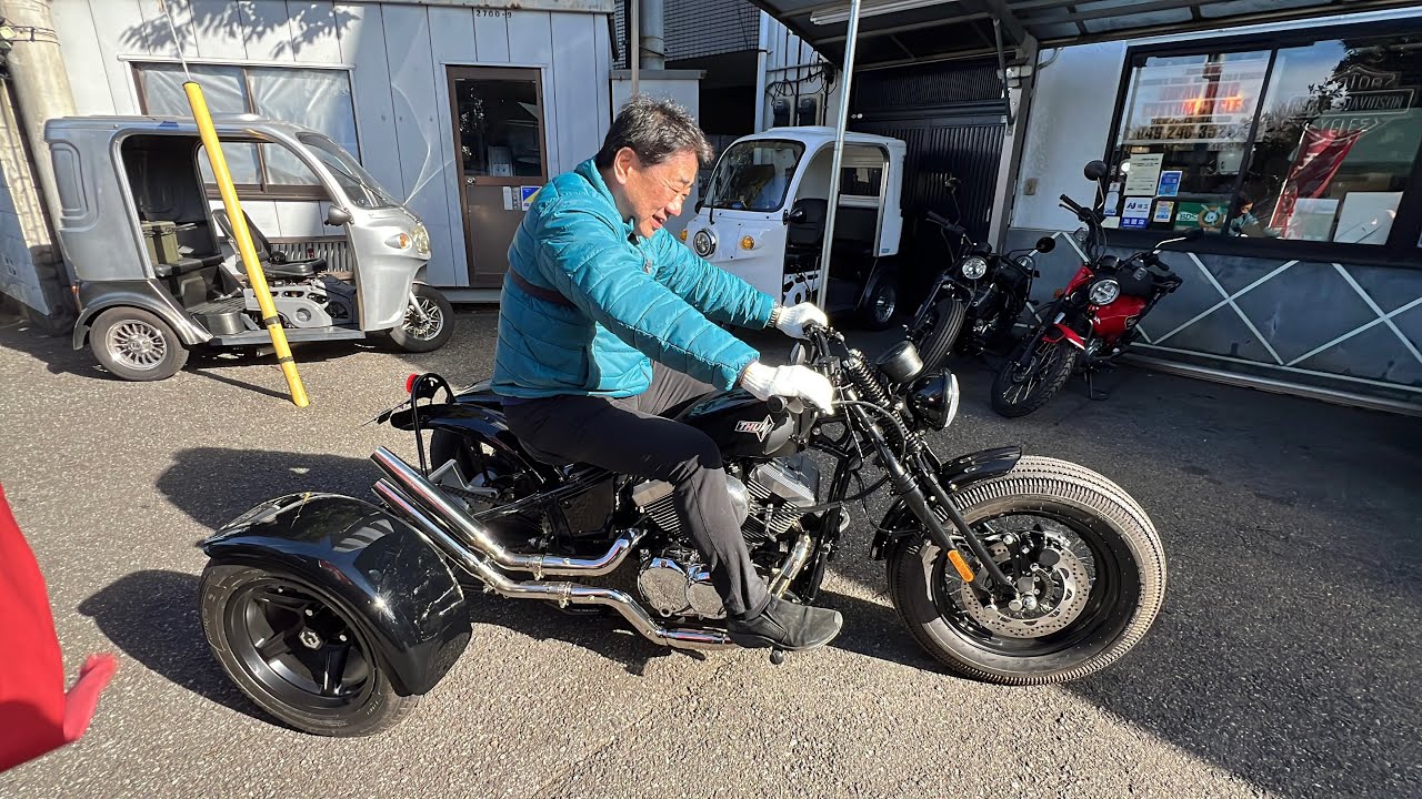 トライクサンダー250  梅小路さん試乗していただきました〜❣️