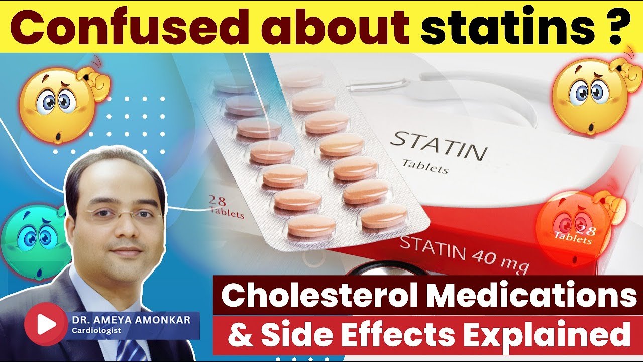 💊 Confused about Statins, Cholesterol Medications, & their Side Effects ? #heartdisease #heart