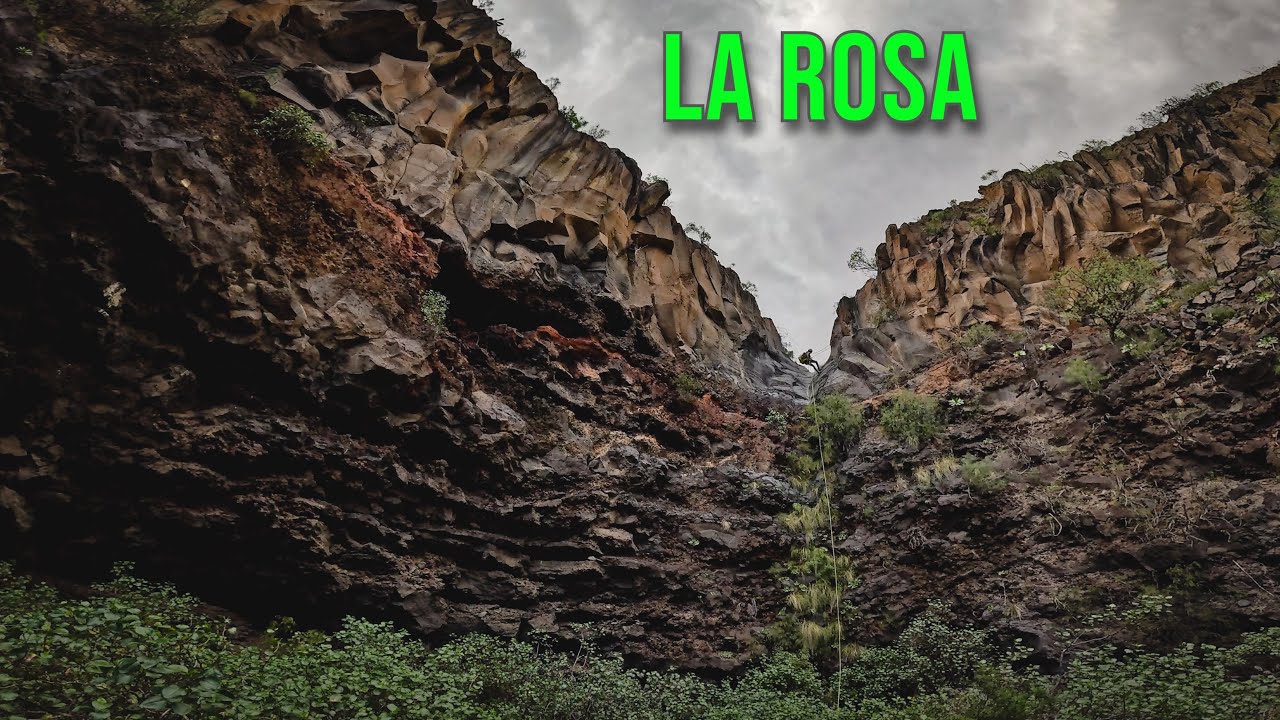 Descenso del Barranco de la Rosa, Tenerife