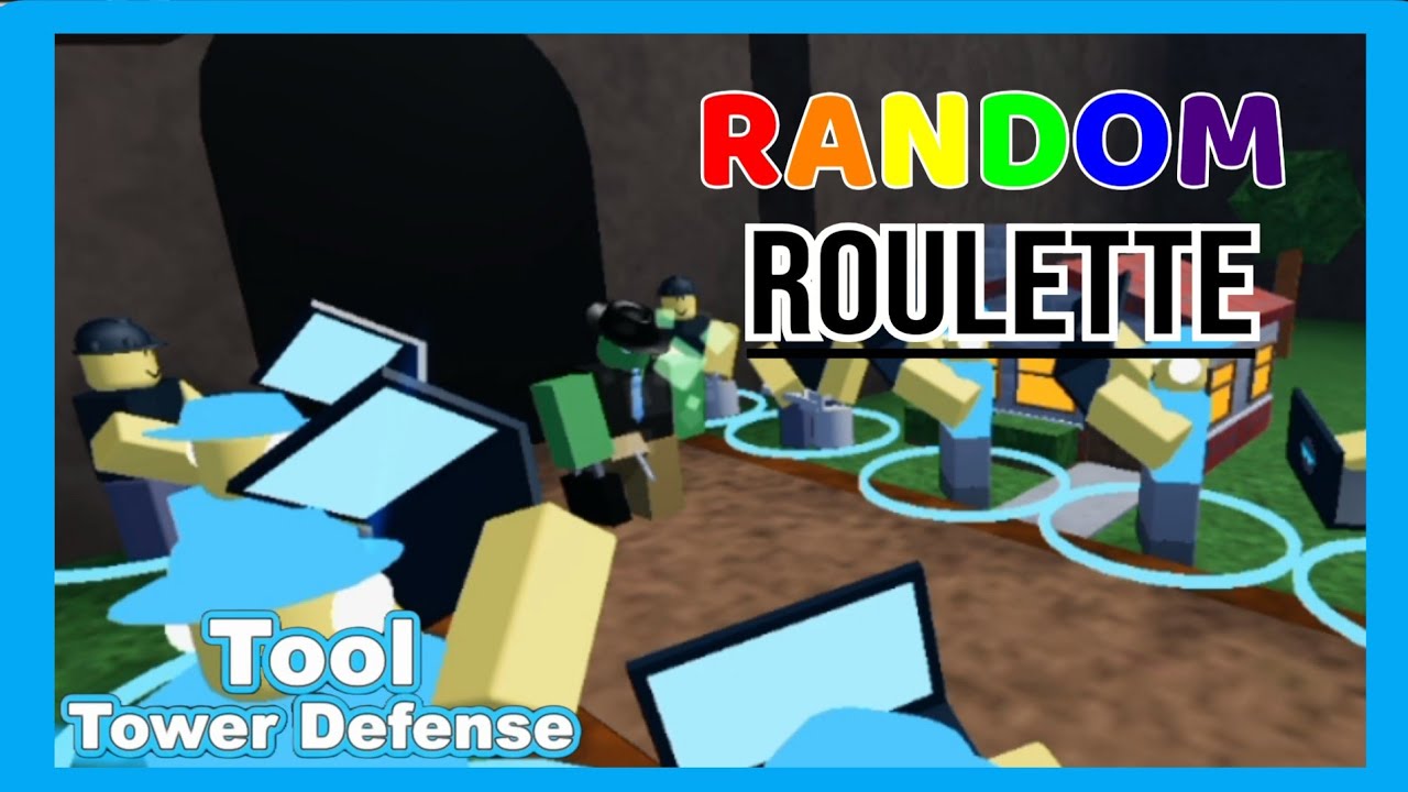 RANDOM ROULETTE CHALLENGE! =Tool Tower Defense=