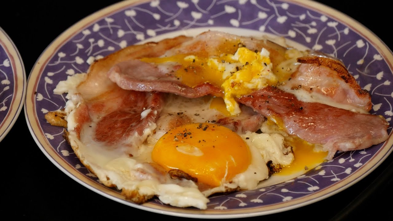 Oeuf jambon et ventrèche