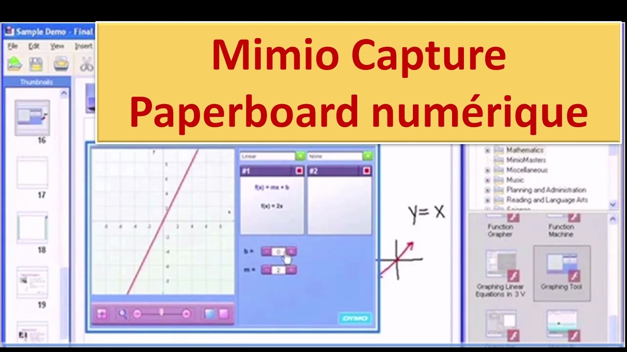 Mimio Capture - Le Paperboard Num&eacute;rique