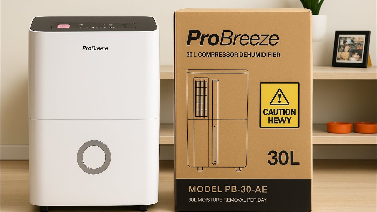 جربت جهاز Pro Breeze لشفط الرطوبة – فرق رهيب! | Pro Breeze 30L Dehumidifier Honest Review