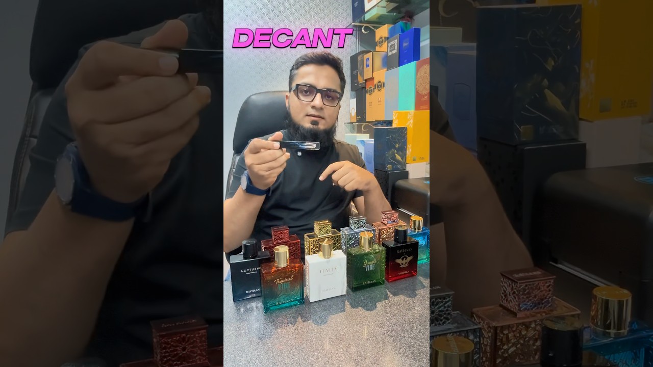 Buy Decant, Switch from one retail pack to authentic multiple decants 