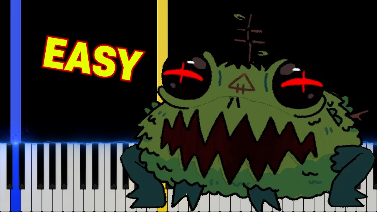 Anura - Cult of the Lamb | EASY Piano Tutorial + Sheet Link 🎵