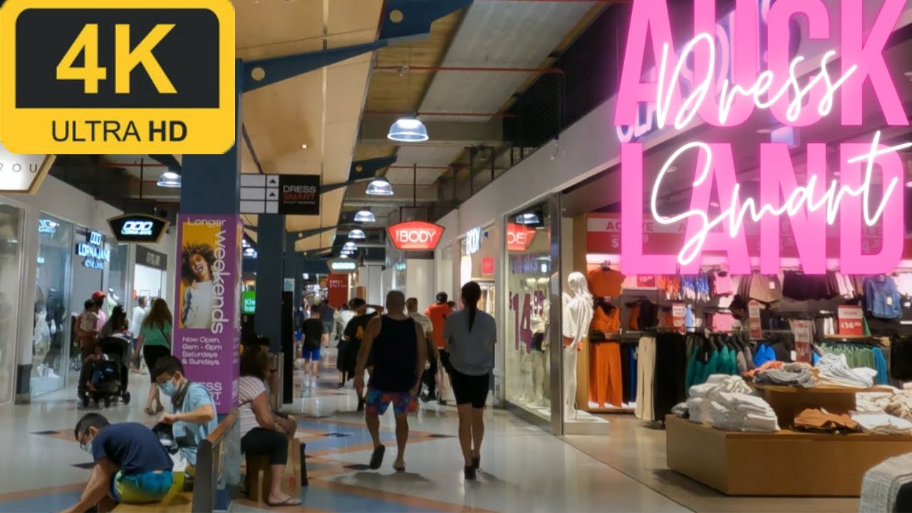 Walk in Auckland | Dress Smart Outlet Shopping Centre | 4K