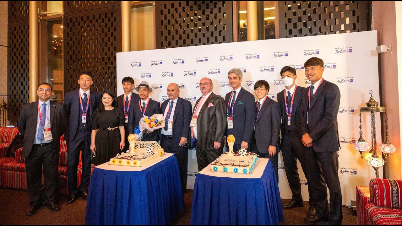 Samurai Blue Japan Welcome Ceremony at Radisson Blu Hotel, Doha