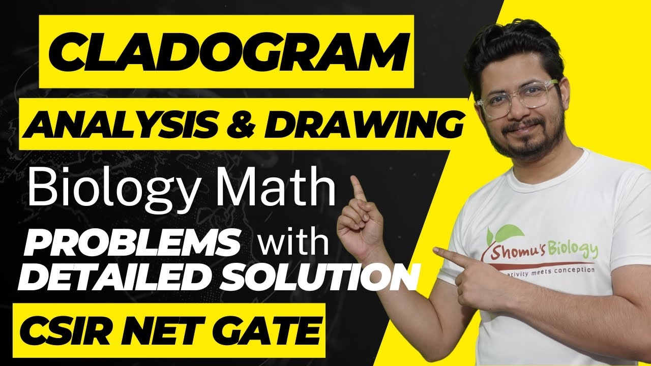Cladogram CSIR NET practice problems | How to create a cladogram | How to read a cladogram