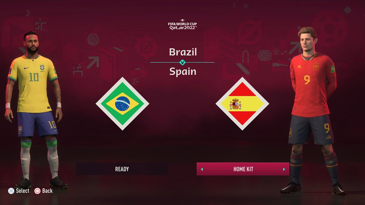 FIFA 23 | COPA MUNDIAL QATAR 2022 | BRASIL VS ESPAÑA | 4K 60FPS | PS5