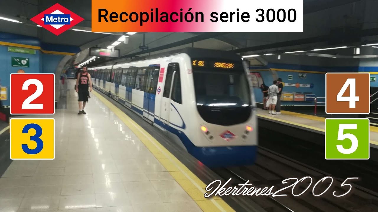 Recopilación Serie 3000 | Metro de Madrid 