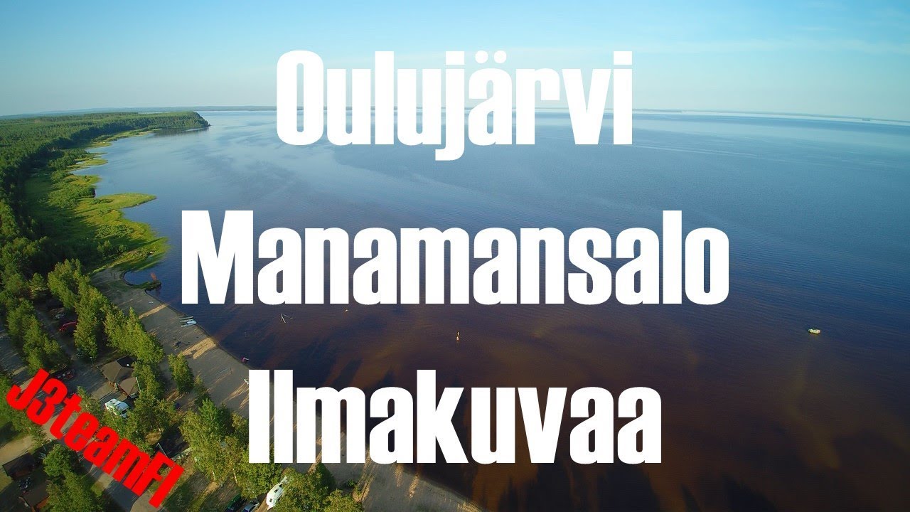 Oulujärvi, Manamansalo ilmakuvaa 1080p FullHD
