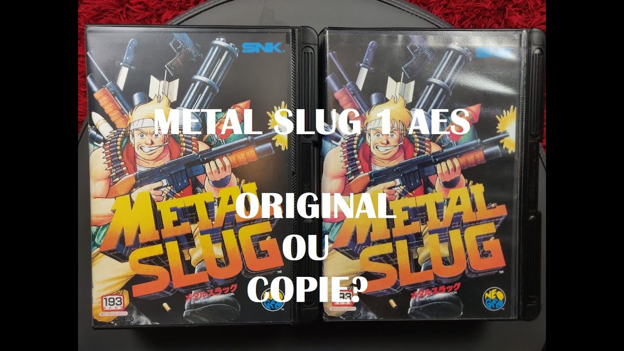 [TUTO#06] - Comparaison Metal Slug 1 AES Original avec une Copie @BigkamGaming