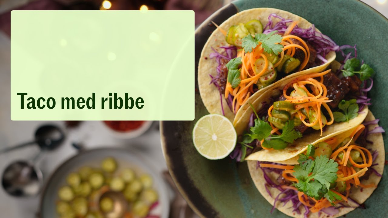 Taco med ribbe - kjapt og greit! | MatPrat