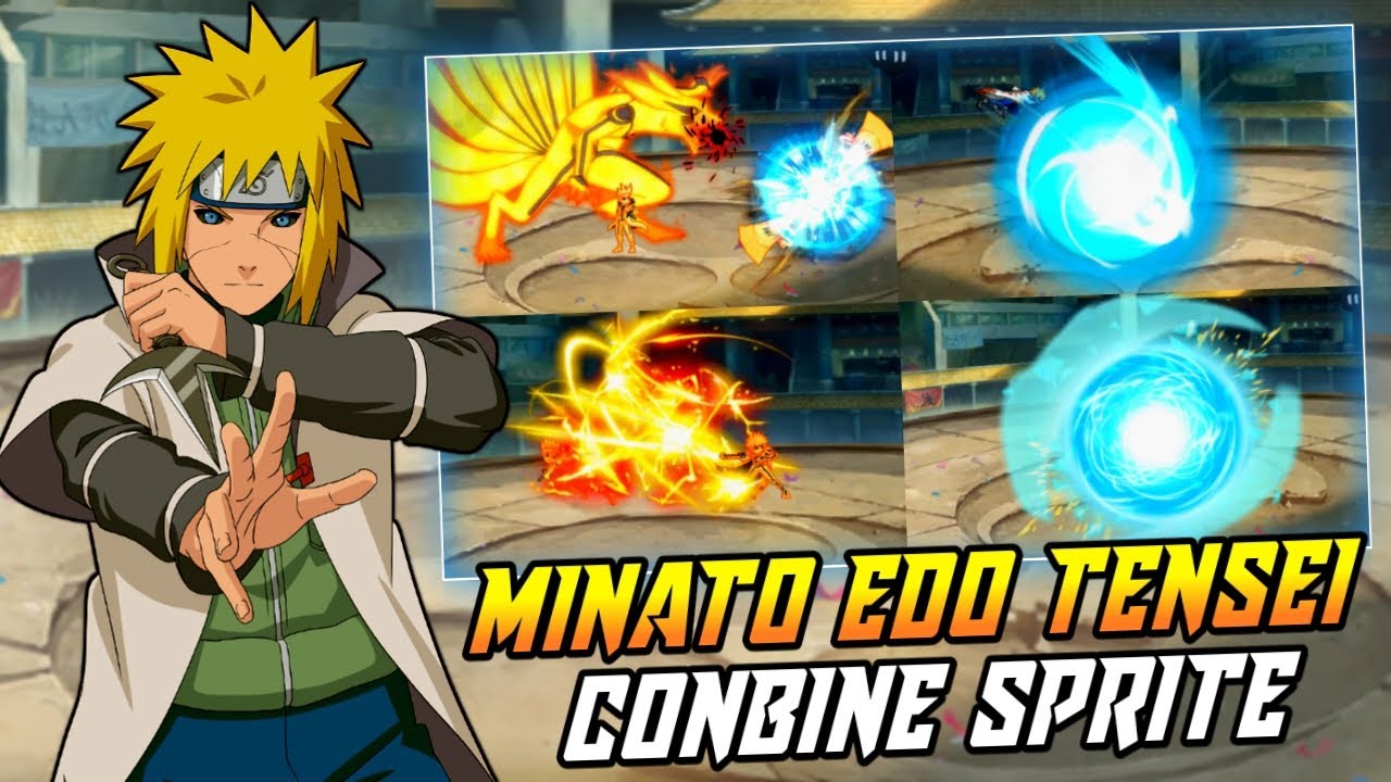 火影战记 | Naruto Senki | Share Sprite Minato Edo Tensei Combine Sprite |🔸Sprite Narsen
