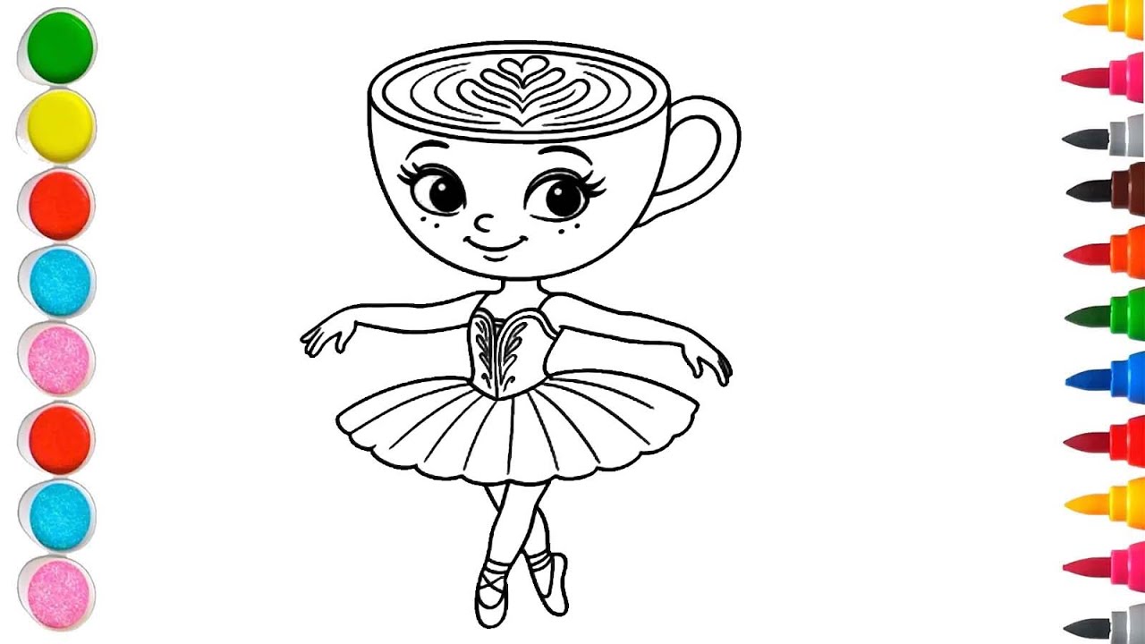 How to draw ballerina cappuccina italianbrainrot || Ballerina cappuccina italianbrainrot drawing ||