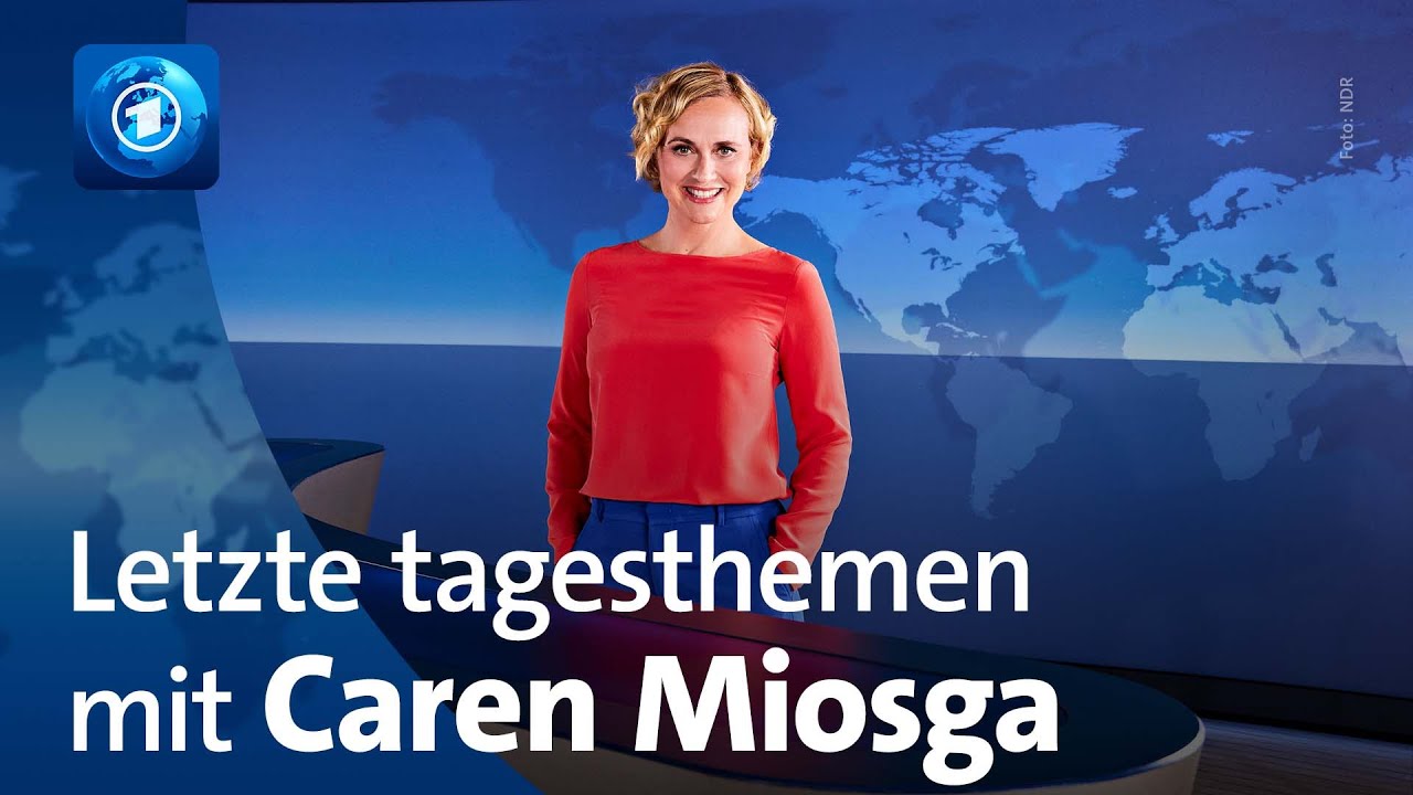 tagesthemen: Caren Miosga moderiert ihre letzte Ausgabe | Interview