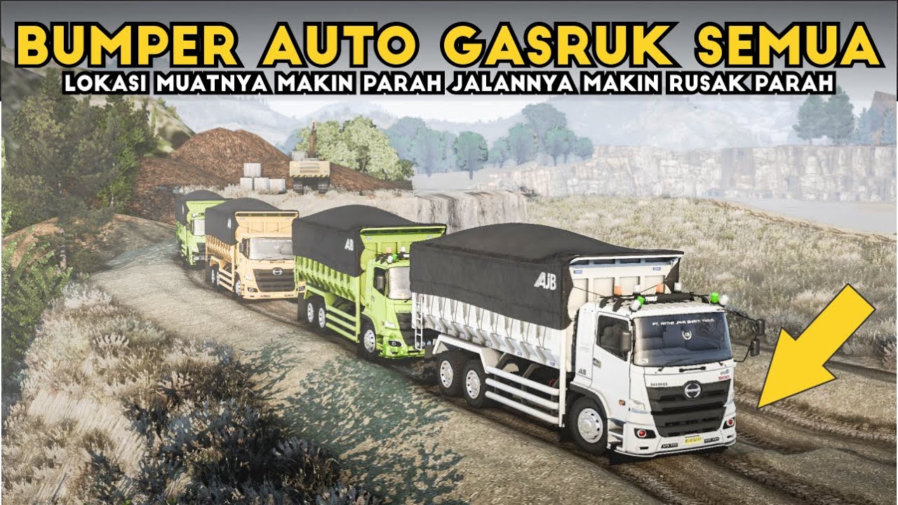 CONVOY Muat Tanah 36 TON Pake Truck Hino 500 Mboisnya AJB Transport ❗❗❗
