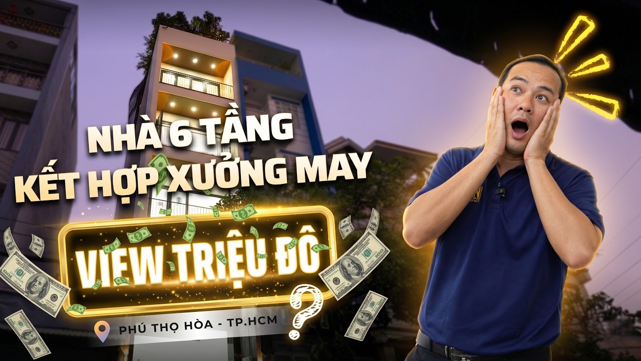 Nhà Phố 6 Tầng Kết Hợp Xưởng May Thiết Kế Chuẩn Vận Hành