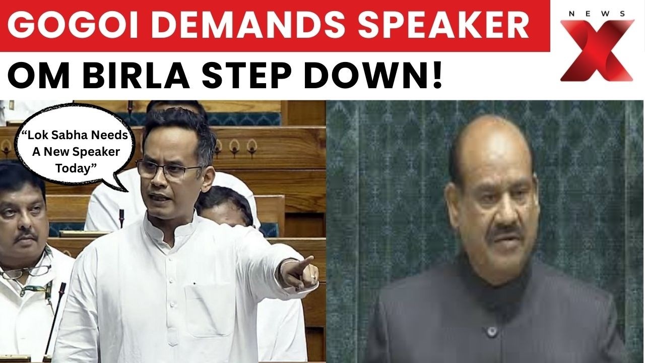 No Confidence Motion War: Gaurav Gogoi Launches Oppn Attack, Demands Om Birla’s Removal asLS Speaker