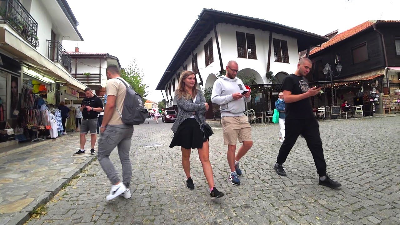 Walking in Nessebar 2023 Bulgaria End of the Summer Walk - Несебър България