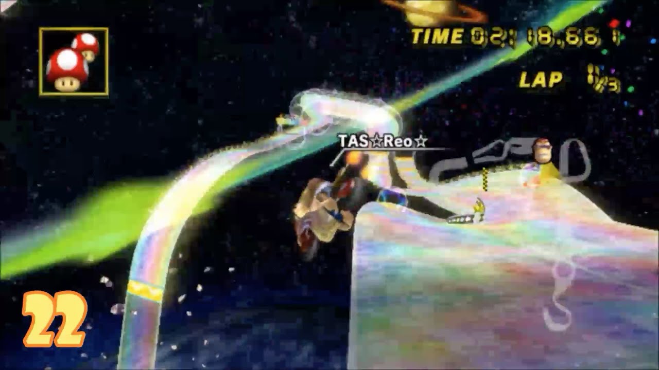 【マリオカートWii】スーパープレイ集 (TAS) パフォーマンス+低空+ショートカット等 MKWii ~Best of pfmp721~
