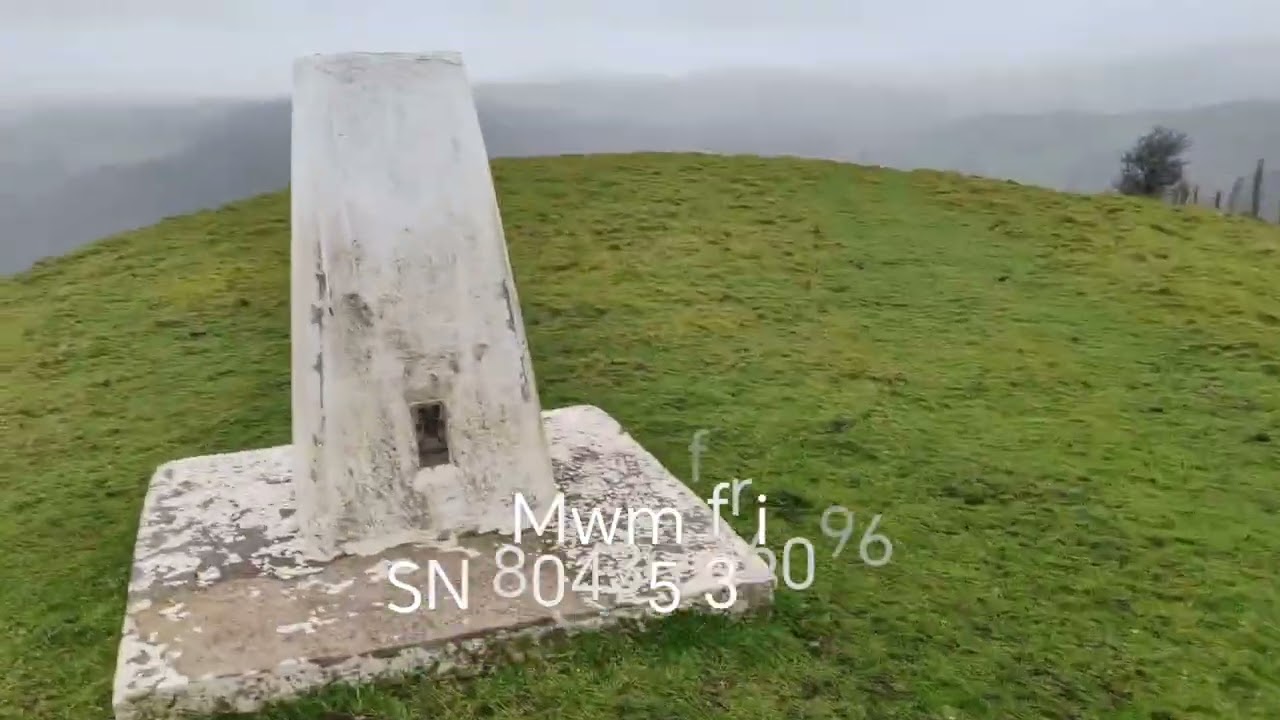 Mwmffri trigpoint (Carmarthenshire) 