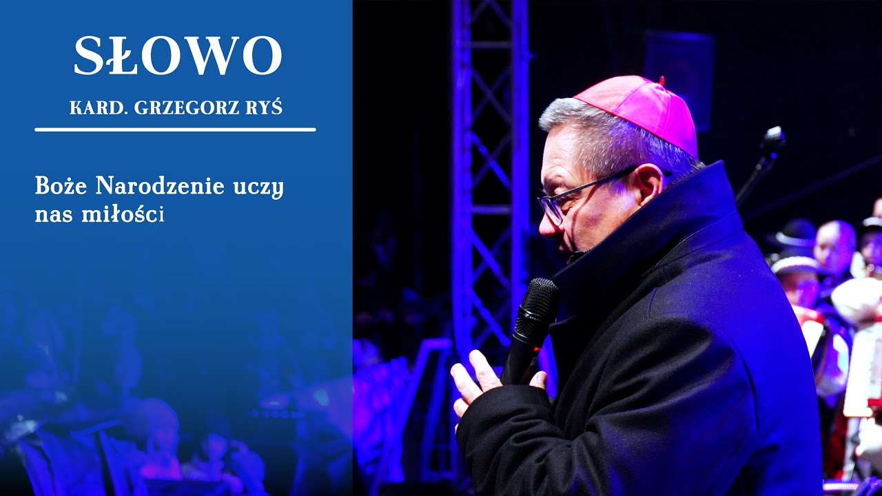 Kard. Ryś przed rozświetleniem Choinki pod Oknem Papieskim: Boże Narodzenie uczy nas miłości